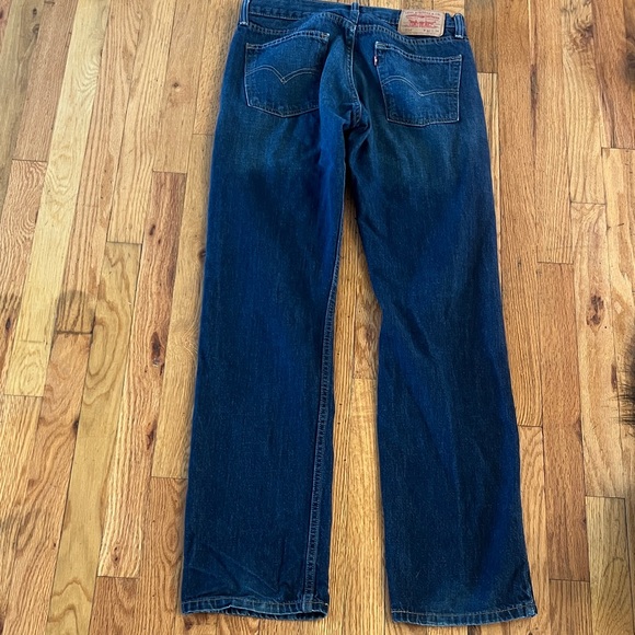 Levi's 514 Men's Dark Blue Straight-Leg Jeans- size 32x34 - Picture 9 of 10